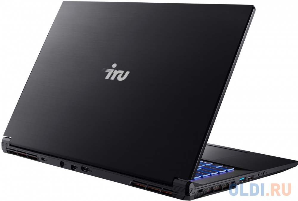 Ноутбук IRU Калибр 17ALC Core i5 12500H 32Gb SSD512Gb NVIDIA GeForce RTX 3060 6Gb 17.3" IPS FHD (1920x1080) Free DOS black WiFi BT Cam 3465mAh (1