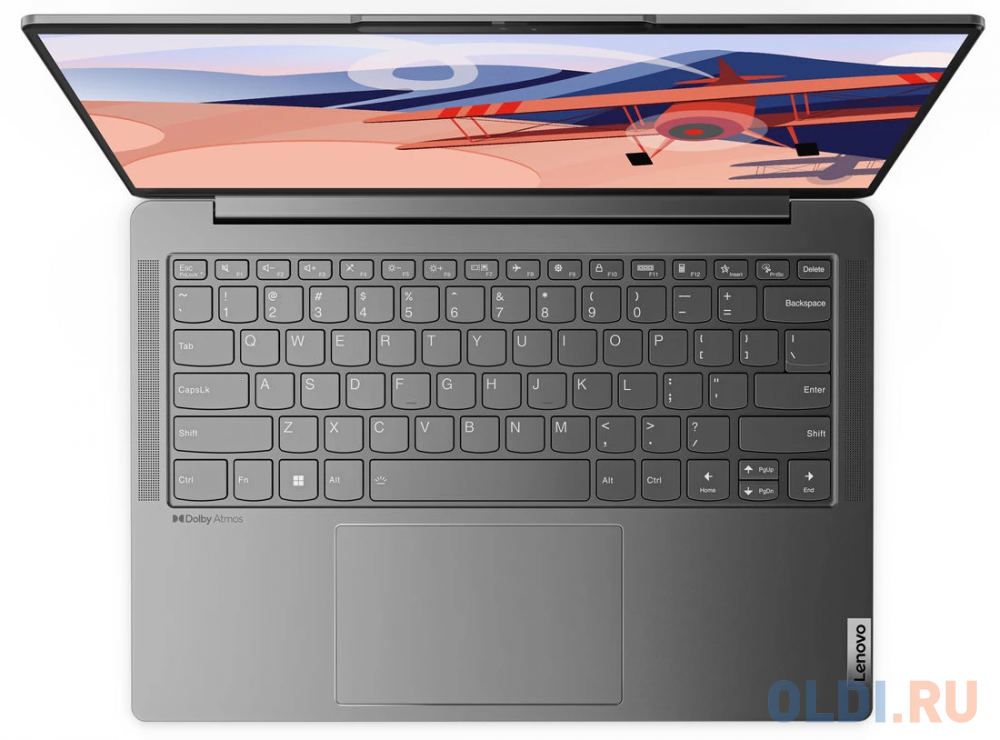 Ноутбук/ Lenovo Yoga Slim 6 14IRP8 14"(2240x1400 IPS)/Intel Core i5 1340P(1.9Ghz)/16384Mb/512SSDGb/noDVD/Int:Intel Iris Xe Graphics/Cam/BT/WiFi/6