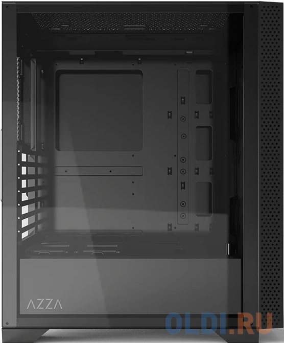 Корпус Azza Celesta F черный без БП ATX 5x120mm 5x140mm 2xUSB2.0 1xUSB3.0 audio bott PSU в Москвe