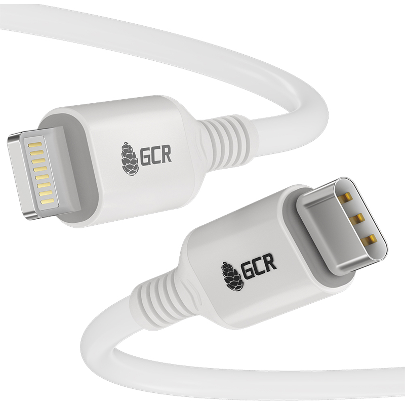 Кабель USB-Lightning 8-pin, MFi, быстрая зарядка, 18 Вт, 3 м, белый, Greenconnect GCR-IPPD5 (GCR-53756)