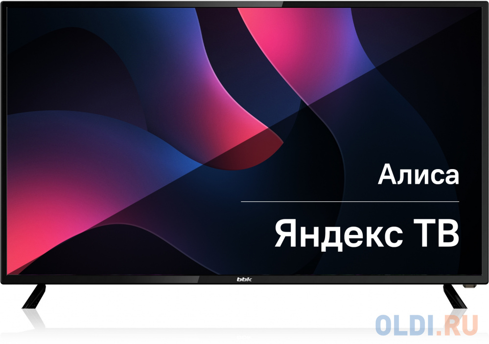 Телевизор LED BBK 42.5" 43LEX-8211/UTS2C (B) Яндекс.ТВ черный 4K Ultra HD 60Hz DVB-T2 DVB-C DVB-S2 USB WiFi Smart TV (RUS)