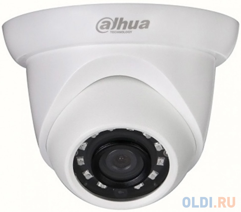 Камера IP Dahua DH-IPC-HDW1230SP-0280B CMOS 1/2.7&quot; 2.8 мм 1920 x 1080 Н.265 H.264 MJPEG RJ-45 PoE белый