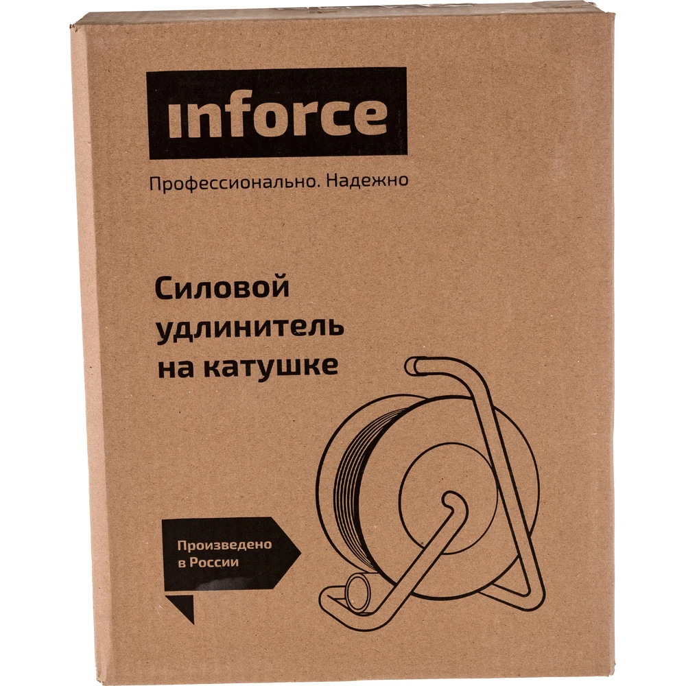 Силовой удлинитель на катушке Inforce