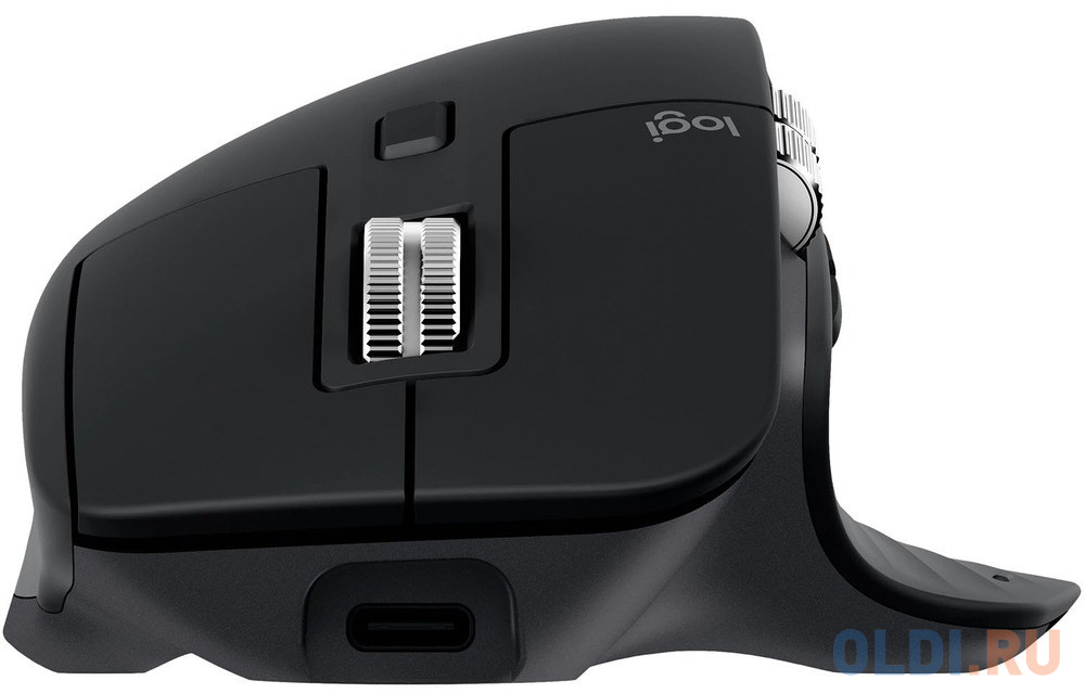 Logitech Мышь беспроводная MX MASTER 3, оптическая, 4000 dpi, Bluetooth/Радио, Li-pol, графитовый.