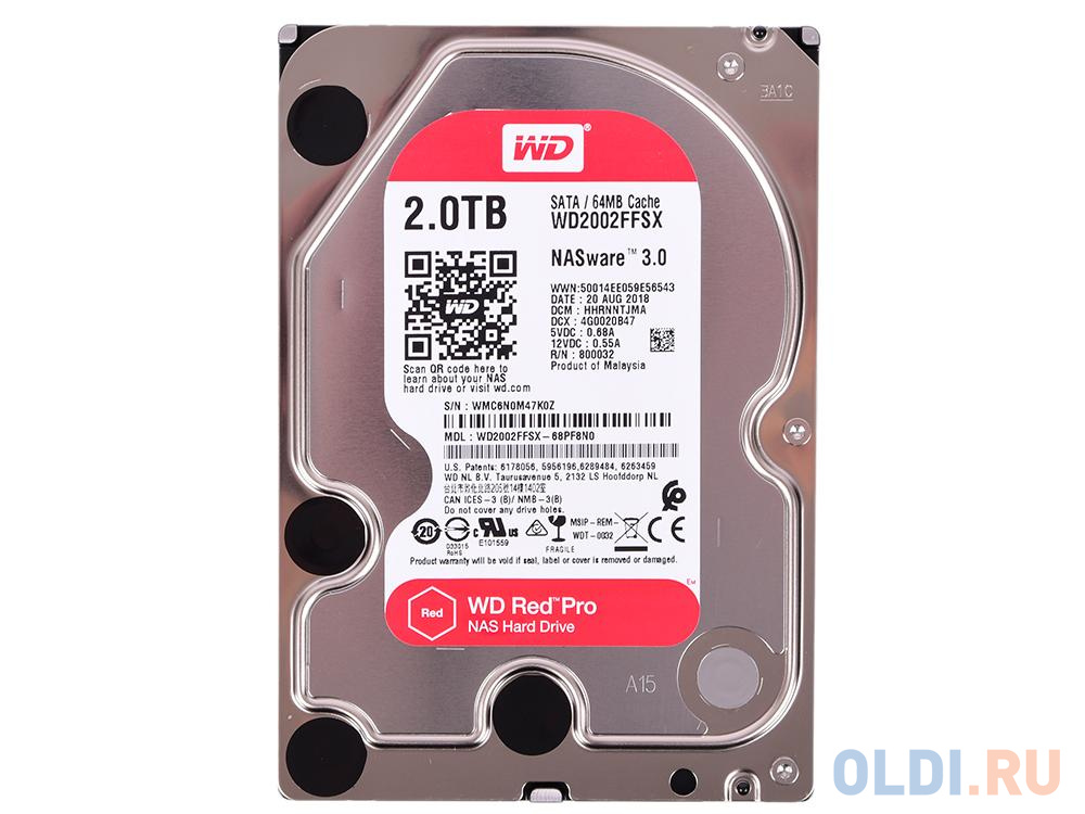 Жесткий диск Western Digital Red Pro WD2002FFSX 2 Tb WD2002FFSX в Москвe