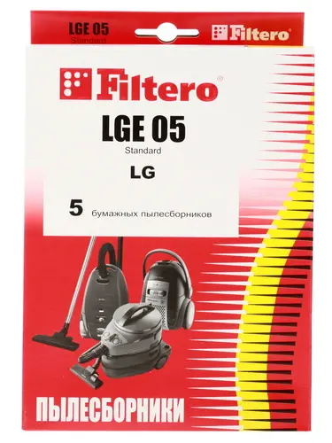 Пылесборники Filtero LGE 05 Standard, для LG, 5шт. (LGE 05 )