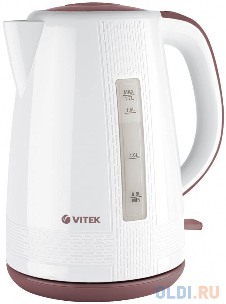 Чайник Vitek VT-7055 W 2150 Вт белый 1.7 л пластик