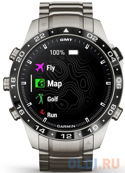 Смарт-часы Garmin MARQ Aviator (Gen 2) серебристый 46мм