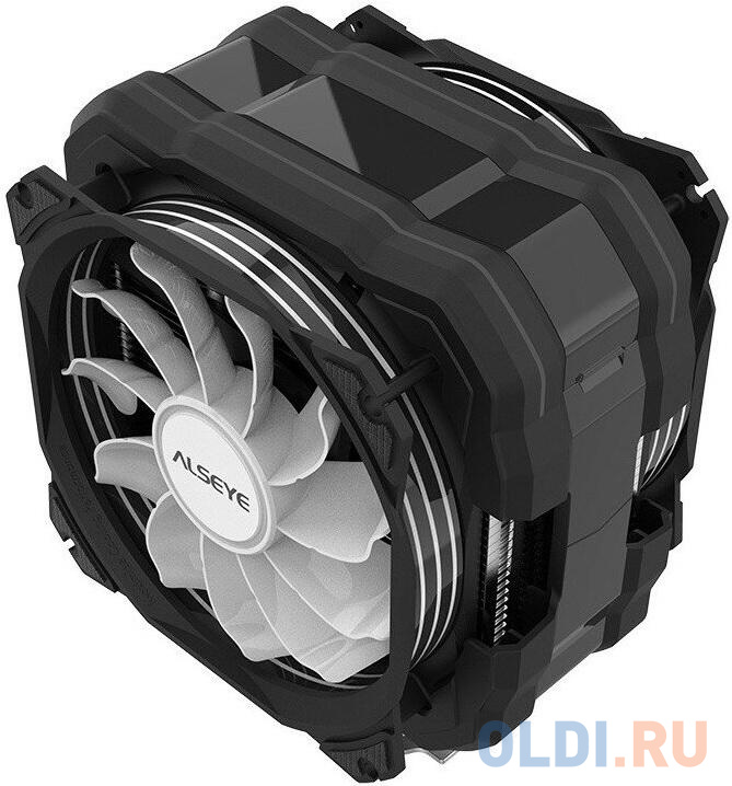 M120D Universal, 200W, Heat pipe 6mm*6, 120mm FAN 700~1900rpm, 73.75CFM, 41.2dBA, 8 LED, LED temperature cover RTL, (874289)