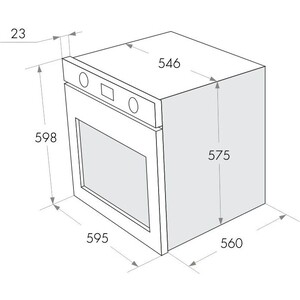 Газовый духовой шкаф MAUNFELD MGOG.673S