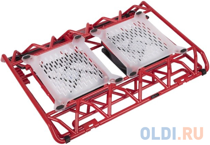 STM Laptop Cooling IP33 Red (17,3"", 2x(120x120),   plastic+metal mesh) в Москвe