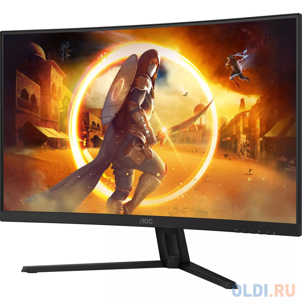 МОНИТОР 32" AOC CQ32G4VE Black (VA, изогнутый, 2560x1440, 180Hz, 0.5 ms, 178°/178°, 300 cd/m, 80M:1, +2xHDMI 2.0, +DP)