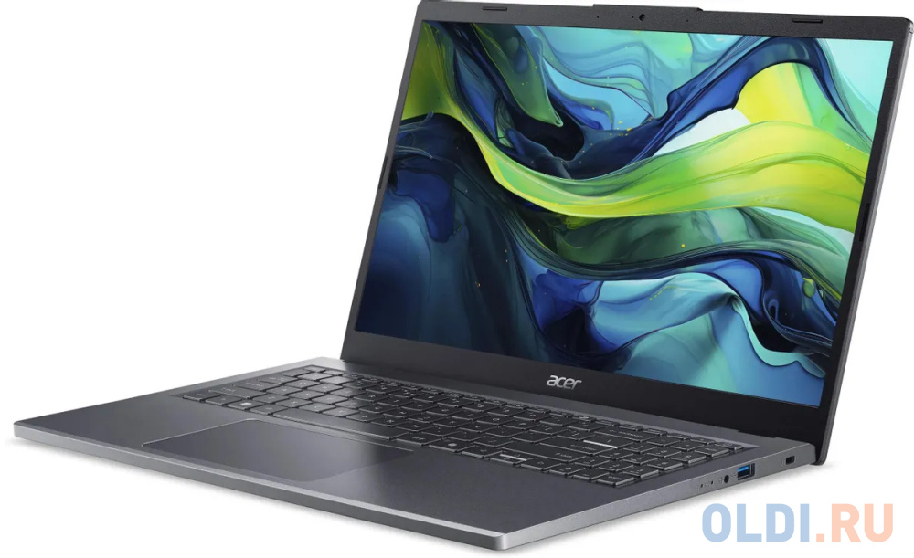 Ноутбук Acer Aspire 15 A15-51M-39CN Core 3 100U 16Gb SSD512Gb Intel Graphics 15.6" IPS FHD (1920x1080) noOS metall WiFi BT Cam (NX.KXRCD.001)