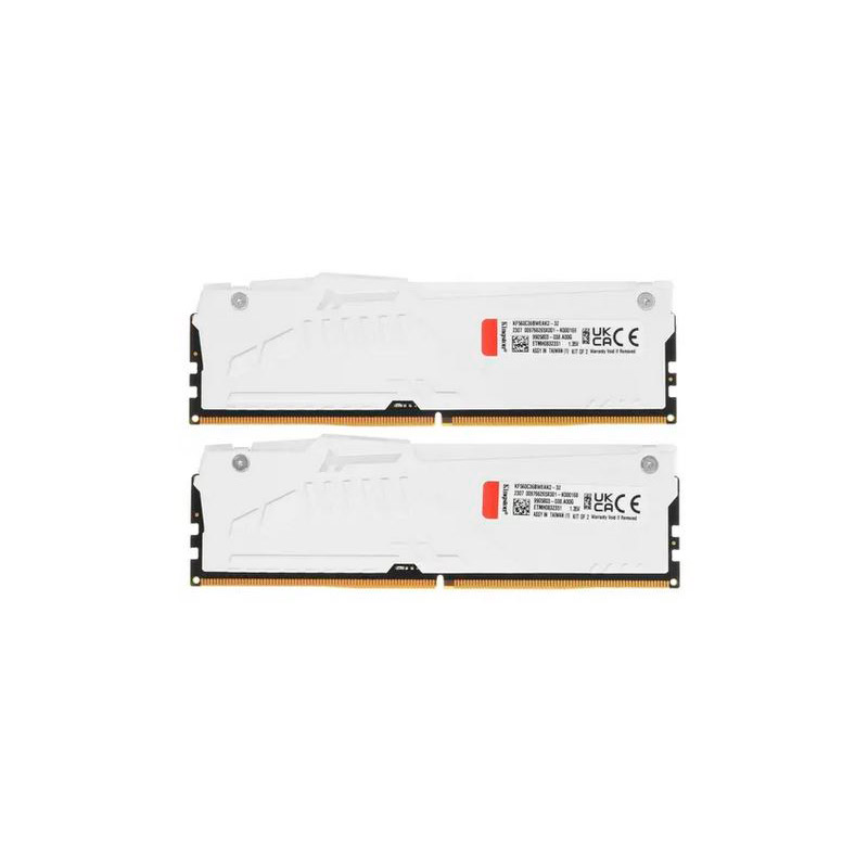 Модуль памяти Kingston Fury Beast White EXPO RGB DDR5 DIMM 6000MHz PC-48000 CL36 - 32Gb (2х16Gb) KF560C36BWEAK2-32