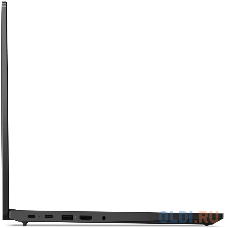 Ноутбук Lenovo ThinkPad E16 G2 Ryzen 5 7535U 16Gb SSD512Gb AMD Radeon 16" IPS WUXGA (1920x1200) noOS black WiFi BT Cam (21M5S03A00)