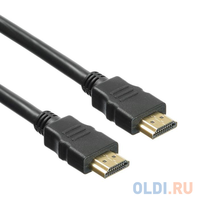 Кабель HDMI 1.8м Бюрократ BHP HDMI 2.0-1.8 круглый черный