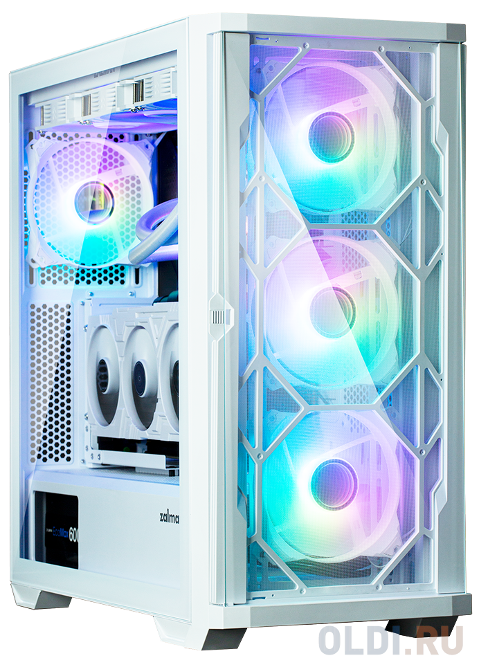 Корпус MidiTower Zalman Z10 DUO White (без блока питания) (Zalman Z10 DUO White)