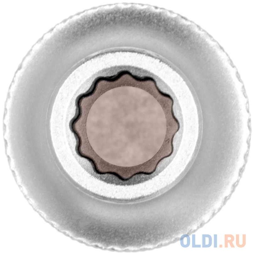 Головка торцевая, 8 мм, 12-гранная, CrV, под квадрат 1/2", хромированная// Stels