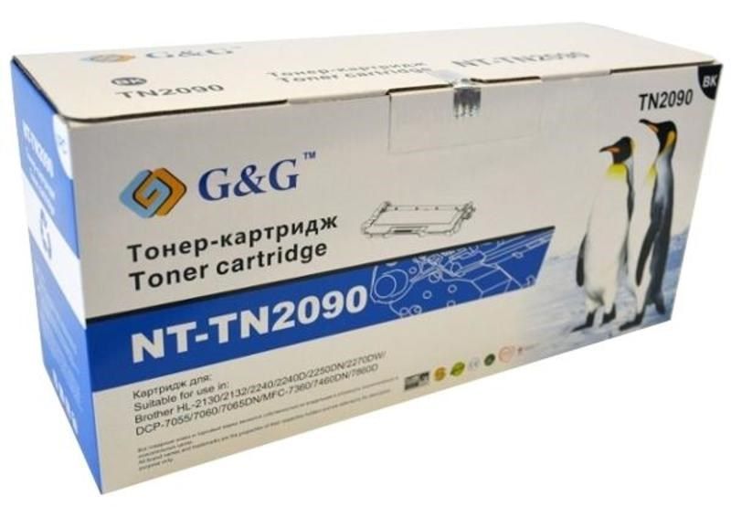 Картридж лазерный G&G NT-TN2090 черный (1000стр.) для Brother HL-2130/2240/2250DN;DCP-7055/7060/7065DN;MFC-7360/7460DN