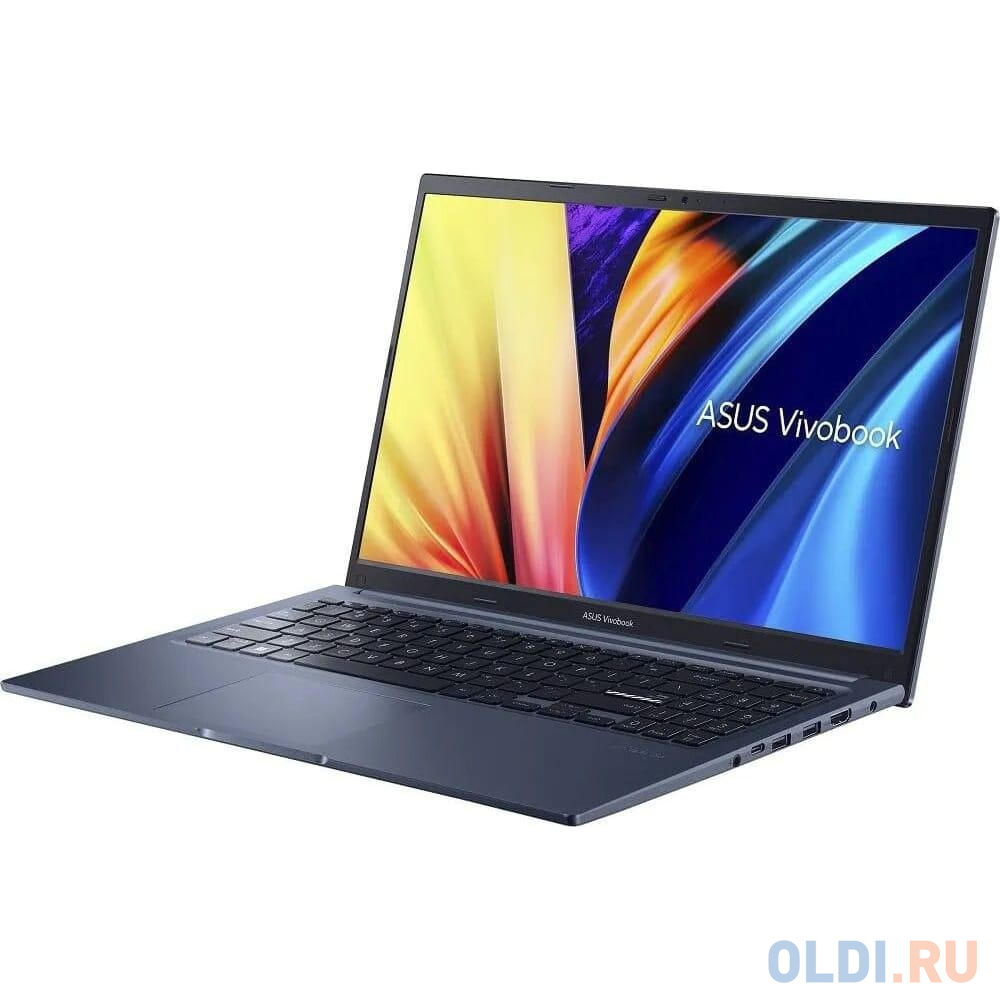 Ноутбук 15.6" IPS FHD ASUS X1502ZA-BQ2342 blue (Core i7 12700H/16Gb/512Gb SSD/VGA int/noOS) (90NB0VX1-M03750)