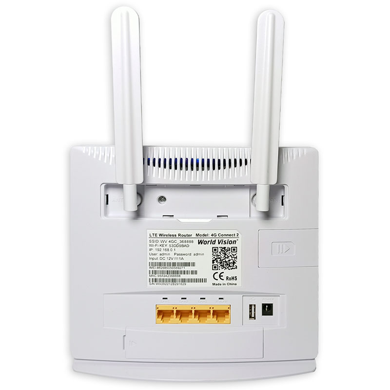 Wi-Fi роутер-модем World Vision 4G Connect 2+ (слот для SIM) (800 МГц-2600 МГц)