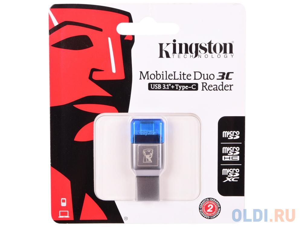 Картридер Kingston MobileLite MobileLite Duo 3C FCR-ML3C