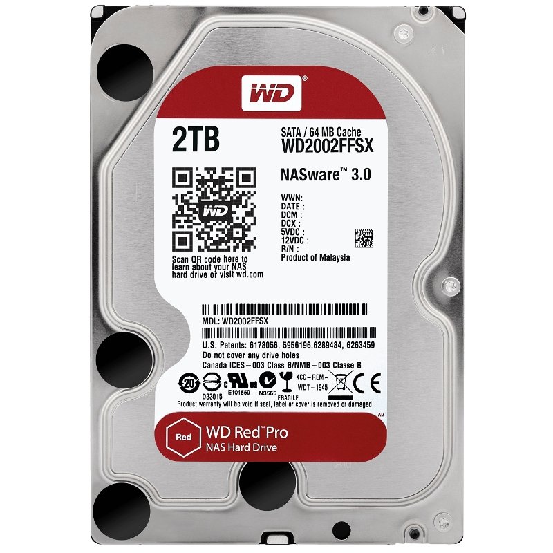 Жесткий диск WD Red Pro 2Tb WD2002FFSX SATA III NAS 3.5 в Москвe