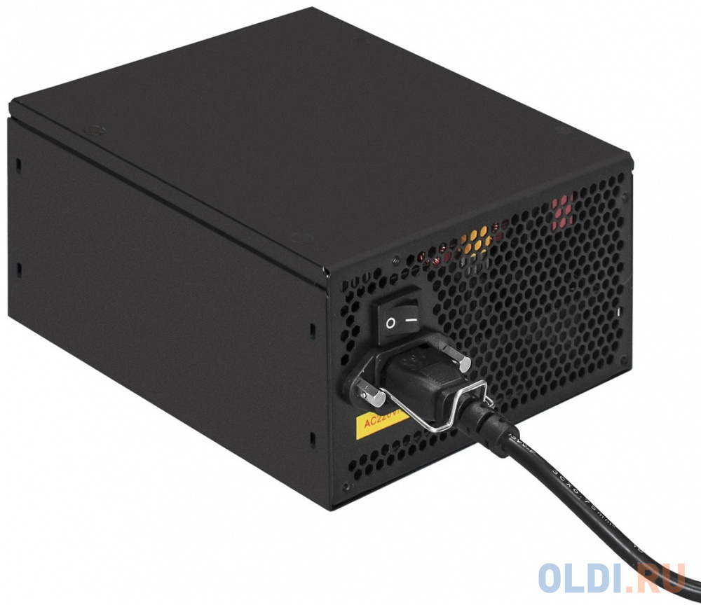 Блок питания 800W ExeGate EVO800-LT (ATX, APFC, SC, 12cm RGB fan, 24pin, (4+4)pin, PCI-E, 5xSATA, 3xIDE, FDD, black, кабель 220V с защитой от выдергив