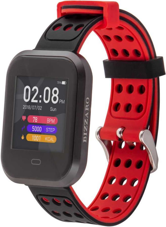 Смарт-часы Rekam Bizzaro F630, 1.3" OLED, черный/серебристый (2202000010)