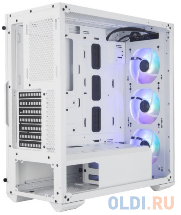 Cooler Master MasterBox TD500 MESH White, USB3.0x2, 3x120 ARGB Fan, White, ATX, w/o PSU