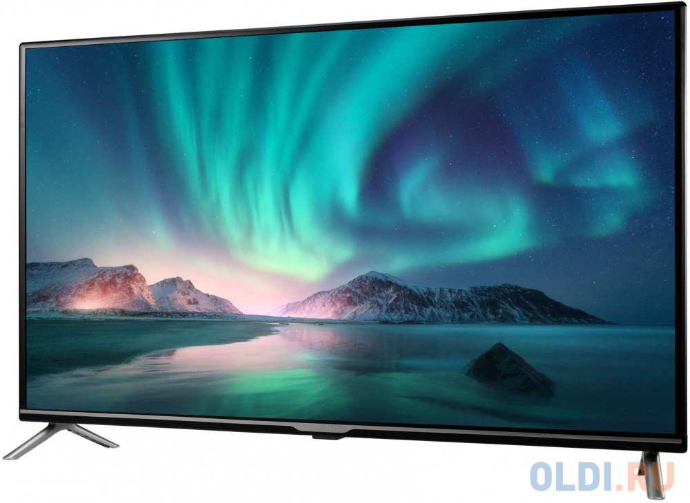 Телевизор LED Hyundai 40" H-LED40BT3001 черный/серебристый FULL HD 60Hz DVB-T2 DVB-C DVB-S2 USB