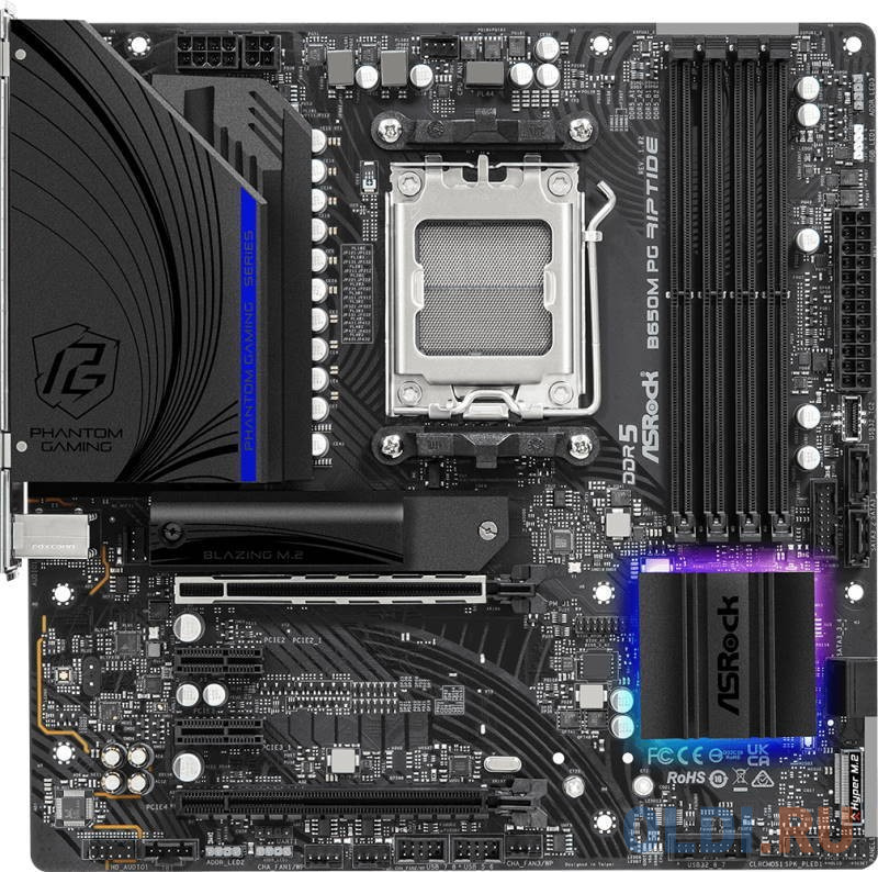 Материнская плата ASRock B650M PG RIPTIDE 90-MXBJ90-A0UAYZ