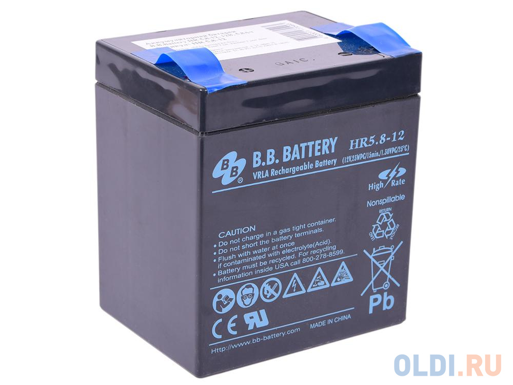 Батарея B.B. Battery HR5.8-12 5.8Ач 12B в Москвe