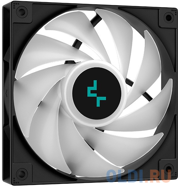 DEEPCOOL AG620 DIGITAL BK ARGB LGA1700/1200/115X/AM5/AM4 (8шт/кор, TDP 260W, PWM, DUAL Fan 120mm, 6 тепл. трубок, черный) RET