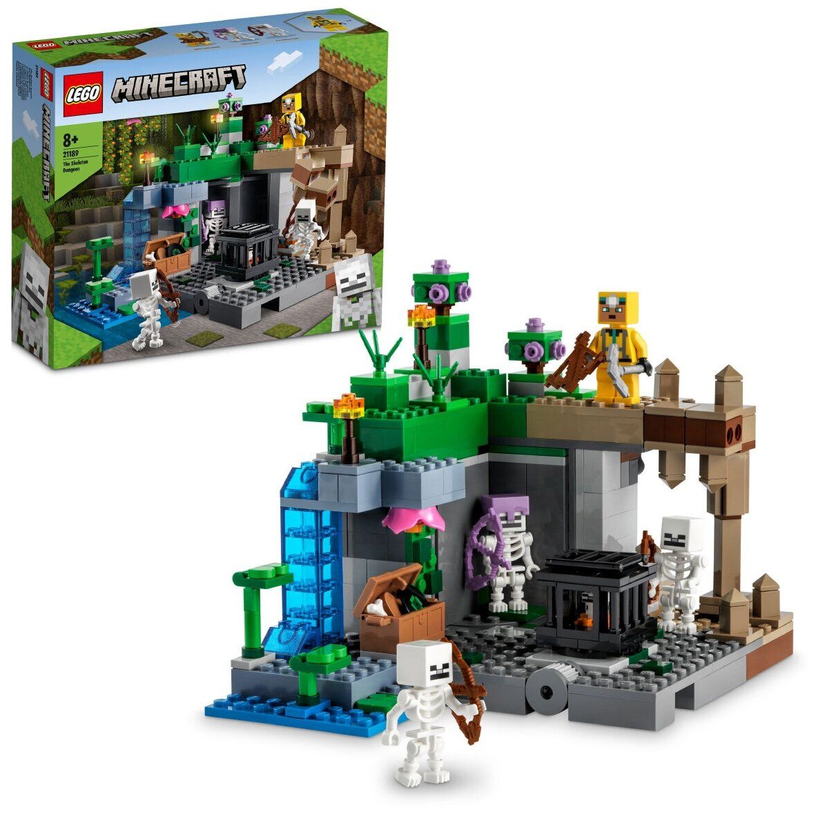Конструктор LEGO Minecraft Подземелье скелетов 21189