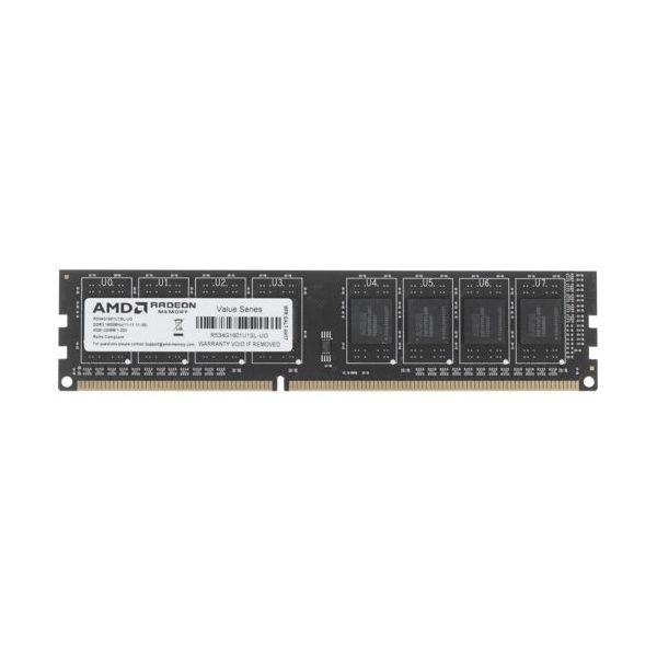 Память оперативная DDR3L AMD 4Gb 1600MHz pc-12800 (R534G1601U1SL-UO) oem в Москвe