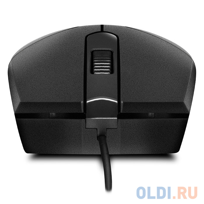 Мышь SVEN RX-30 USB чёрная, 2+1кл. 1000DPI, цвет. картон, кабель 2м.
