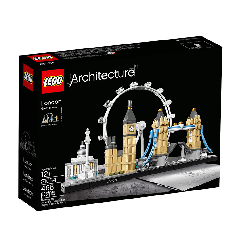 Конструктор Lego Architecture Лондон 468 дет. 21034