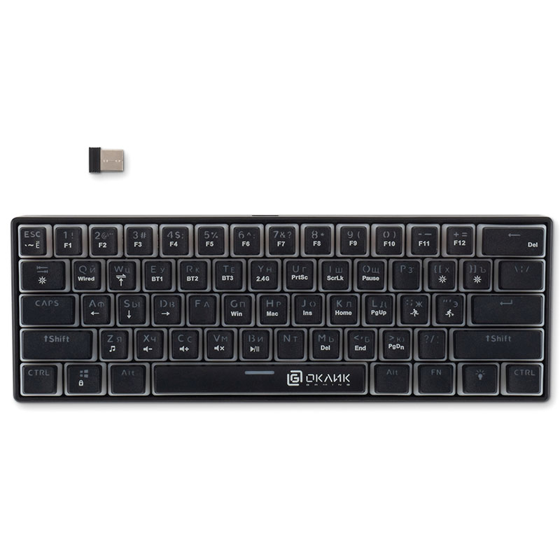 Клавиатура Oklick K763W Black USB