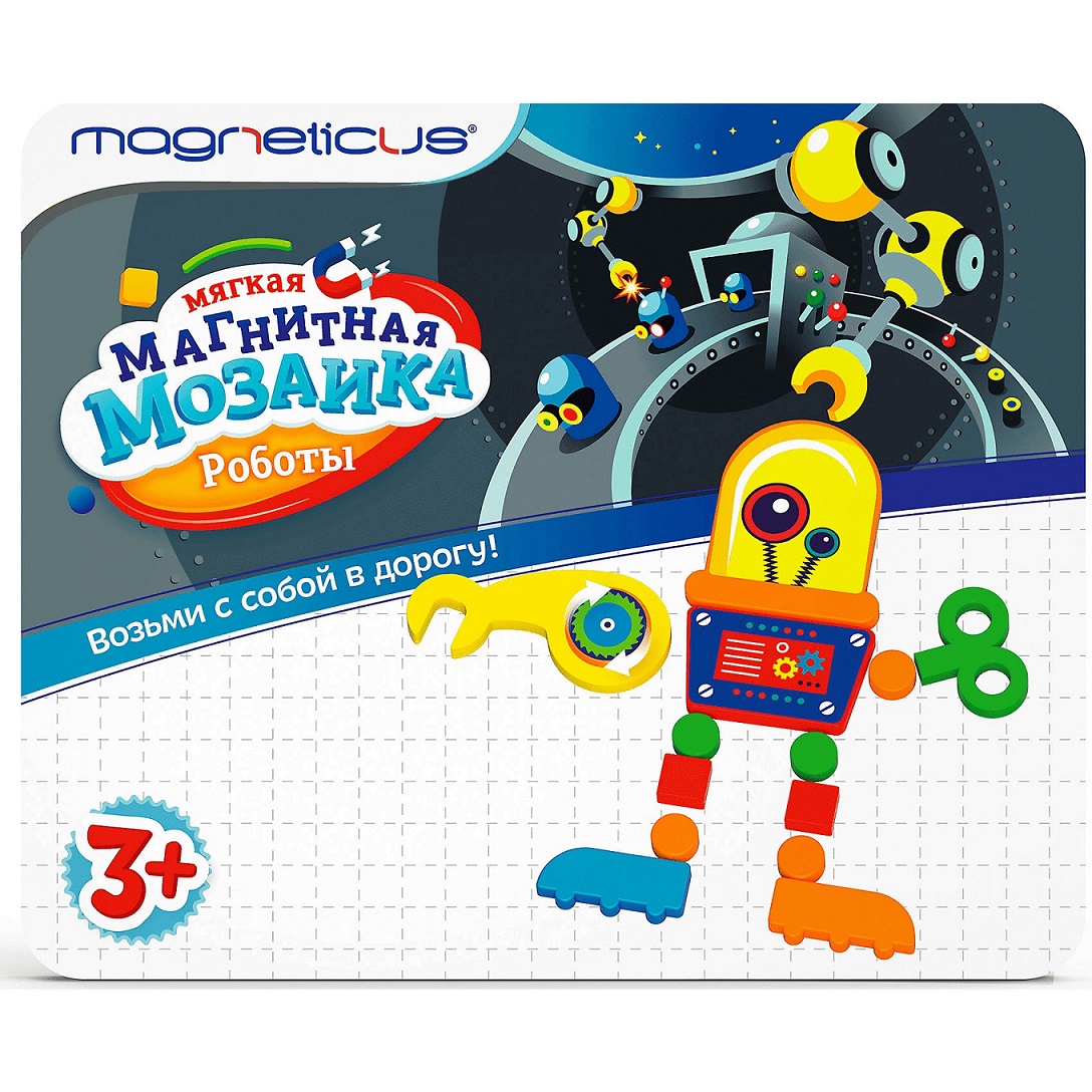 Мозаика магнитная MAGNETICUS MC-014 Роботы