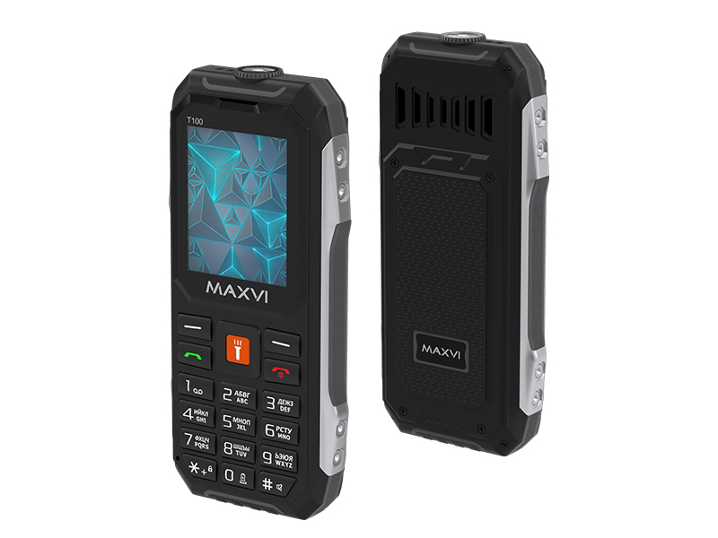 Сотовый телефон Maxvi T100 Black