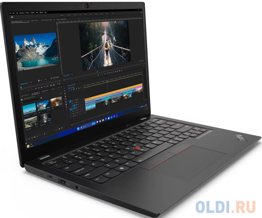 Ноутбук/ Lenovo ThinkPad L13 13.3" WUXGA AG 300nits,U5-125U ,512GB SSD M.2 2280 NVMe G4,Integrated,FHD IR Cam, Intel AX211 2x2AX 6E+BT ,No Wired