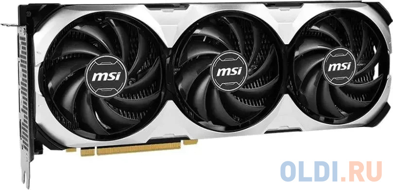 Видеокарта MSI PCI-E 4.0 RTX 4070 Ti VENTUS 3X E1 12G OC NVIDIA GeForce RTX 4070TI 12288Mb 192 GDDR6X 2610/21000 HDMIx1 DPx3 HDCP Ret