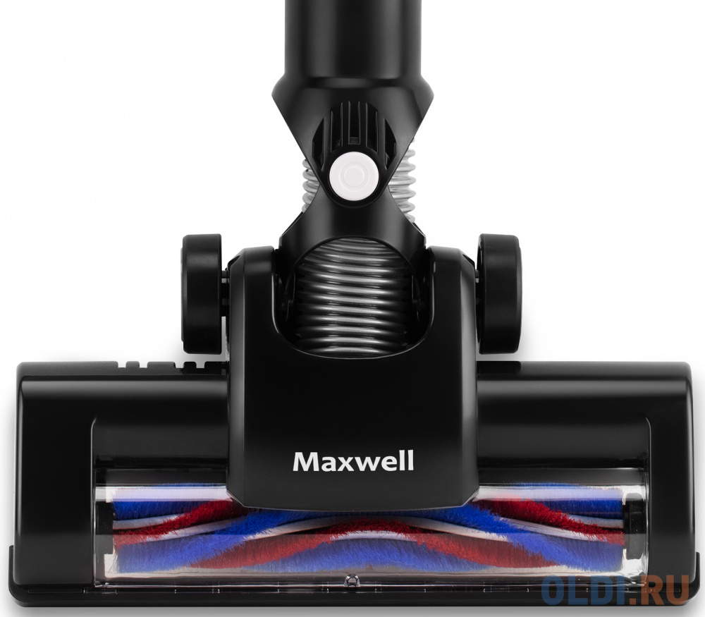 Вертикальный пылесос Maxwell MW-3246, 120Вт, белый/черный