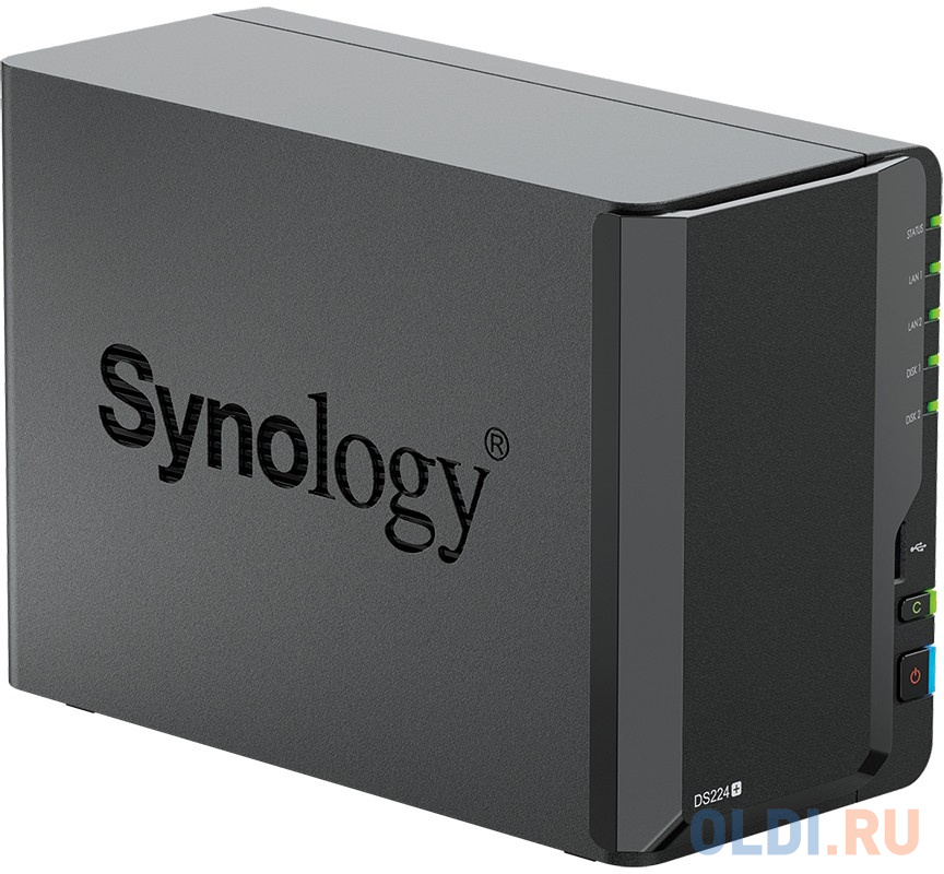 Сетевое хранилище Synology DiskStation DS224+ black (DS224+)