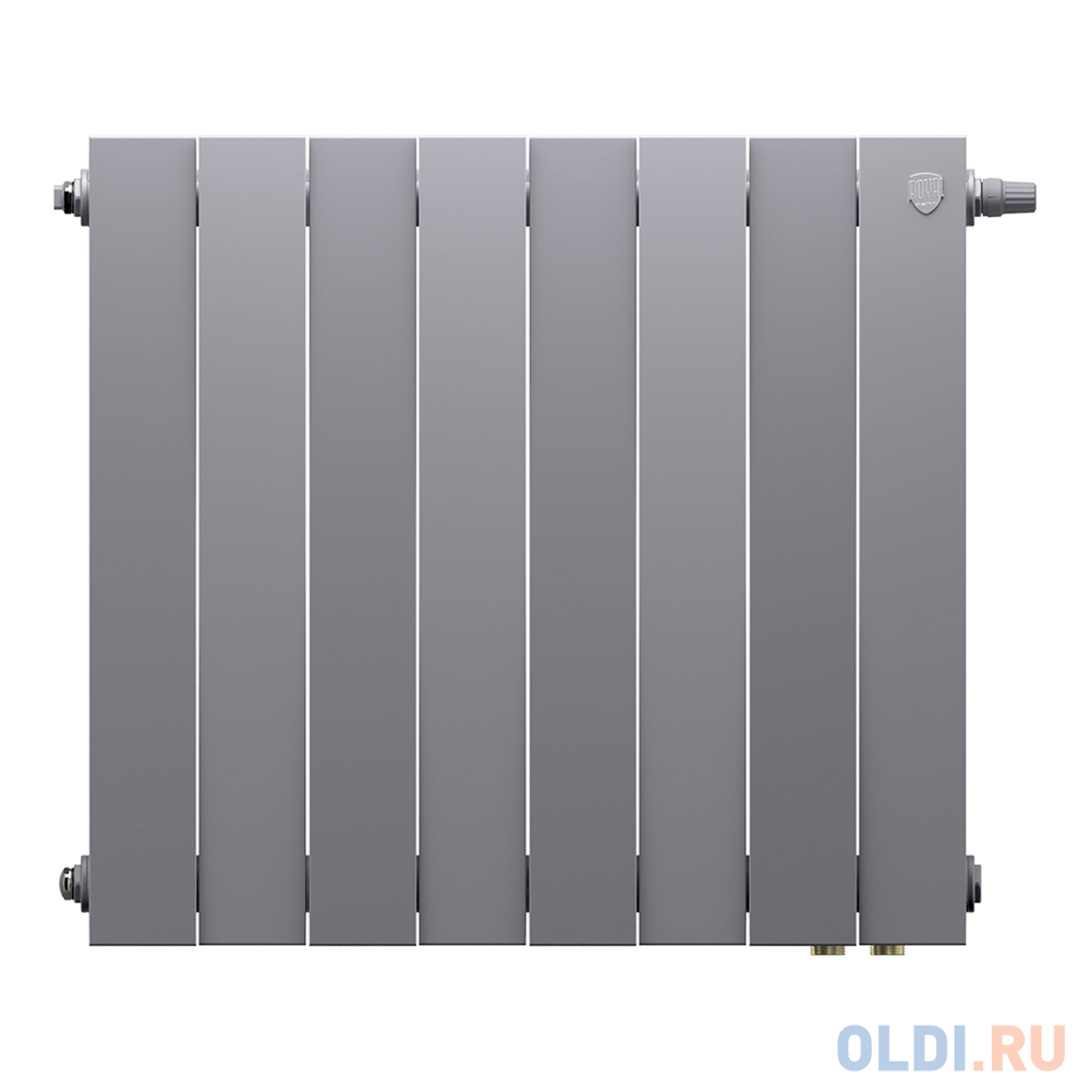 Радиатор Royal Thermo PianoForte 500 Silver Satin VDR80 - 8 секц.