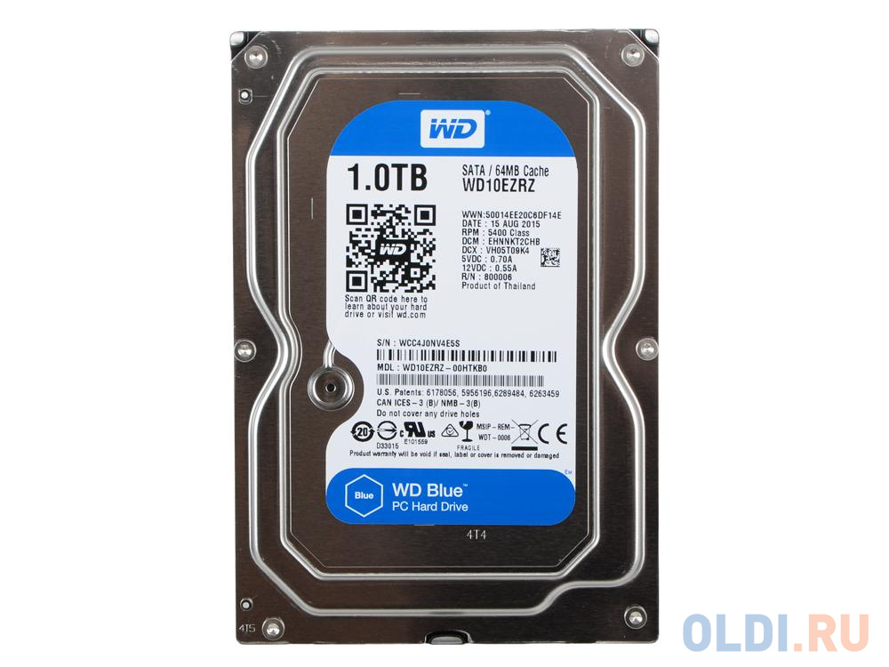 Жесткий диск Western Digital WD10EZRZ 1 Tb в Москвe