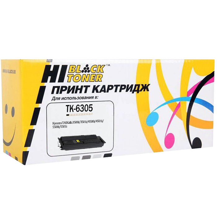 Картридж лазерный Hi-Black HB-TK-6305 (TK-6305), черный, 35000 страниц, совместимый, для Kyocera TASKalfa 3500i/3501i/4500i/4501i/5500i/5501i