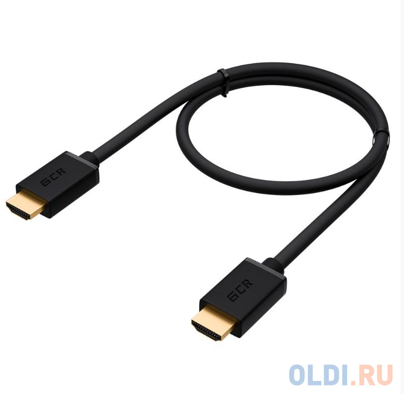 Кабель HDMI 2м Green Connection GCR-HM411-2.0m круглый черный