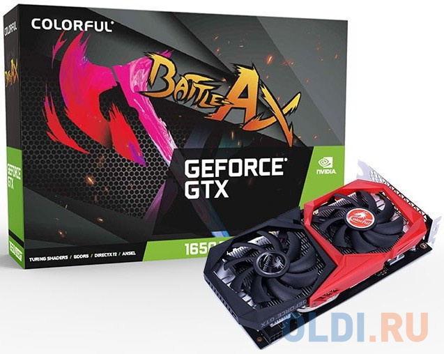 GTX 1650 SUPER NB 4G-V 4GB GDDR6 128bit DVI HDMI DP (GTX 1650 SUPER NB 4G-V) RTL в Москвe